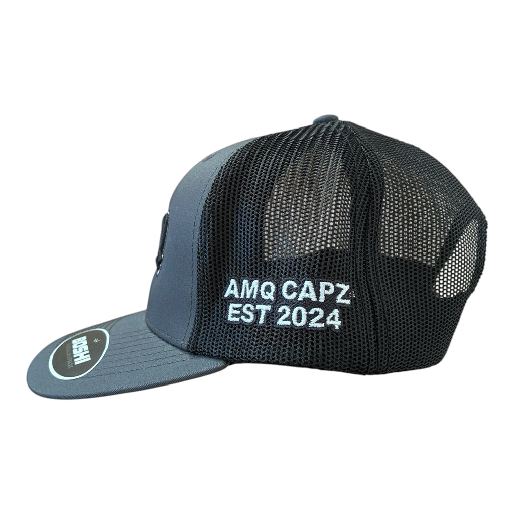 AMQ Signature Cap – Grey / Silver / Black