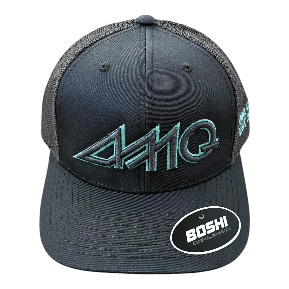 AMQ Cap – Grey / Fresh Mint