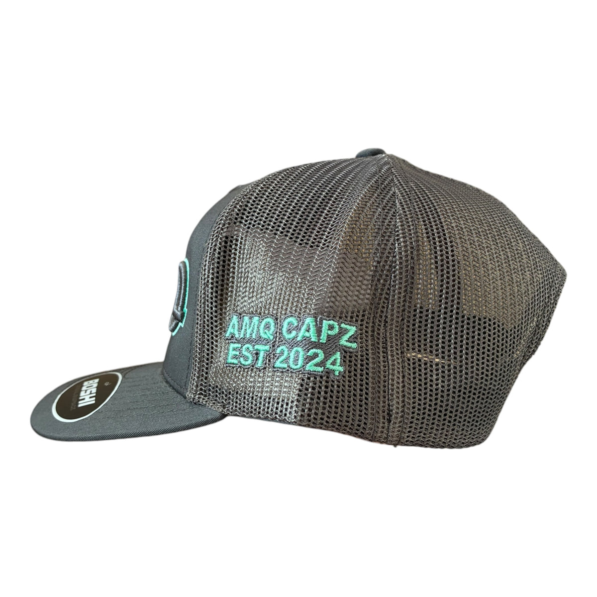 AMQ Cap – Grey / Fresh Mint