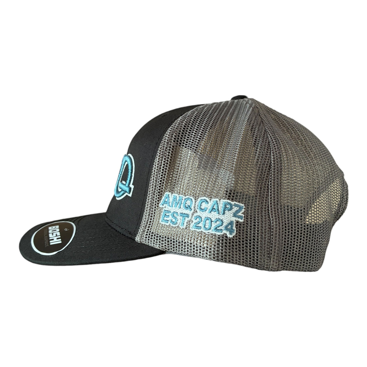 AMQ Cap – Black / Teal / Grey