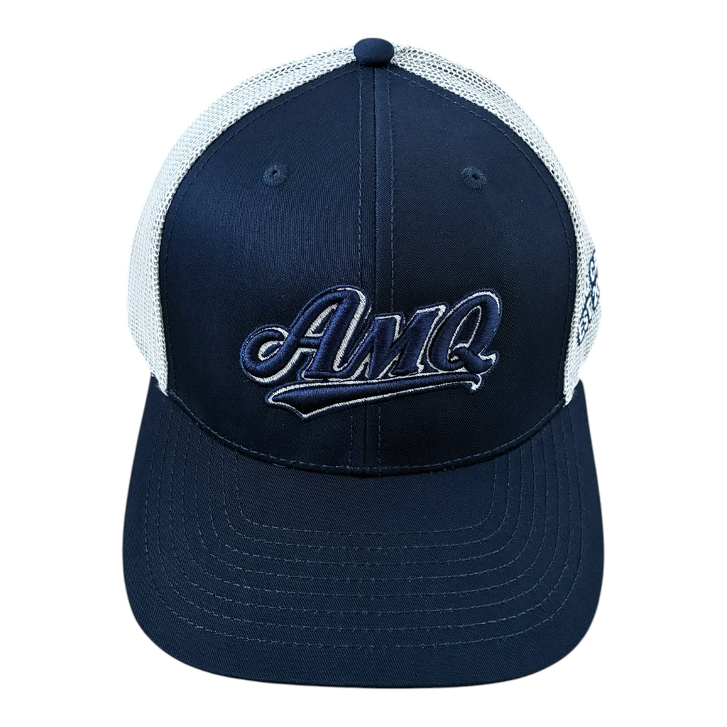 AMQ Signature Cap – Navy / Cream-White