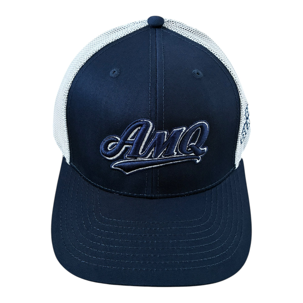 AMQ Signature Cap – Navy / Cream-White