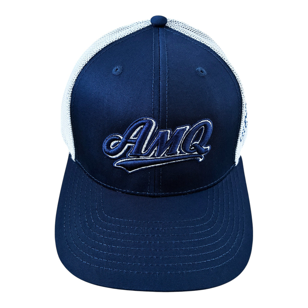 AMQ Signature Cap – Navy / Cream-White