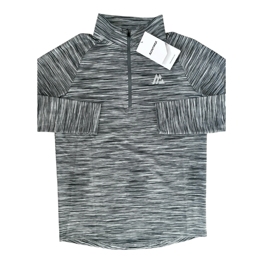 Montirex Trail 2.0 1/4 Zip & Trace Pant Tracksuit Set – Black/White/Cement Grey