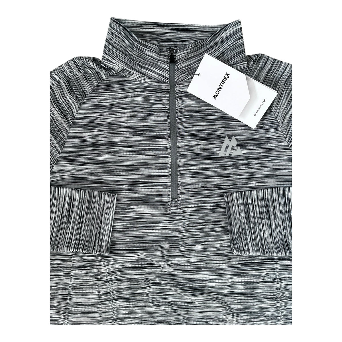 Montirex Trail 2.0 1/4 Zip & Trace Pant Tracksuit Set – Black/White/Cement Grey