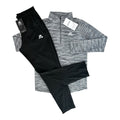 Montirex Trail 2.0 1/4 Zip & Trace Pant Tracksuit Set – Black/White/Cement Grey